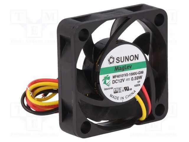 Ventilador: Dc, Transversal, 12vdc, 40x40x10mm, 1.