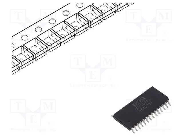 Ic: Comutador Analógico, Multiplexor, 8: 1, Ch: 2.