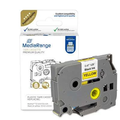Mediarange Mrbtz631 Etiqueta para Impressão Preto.