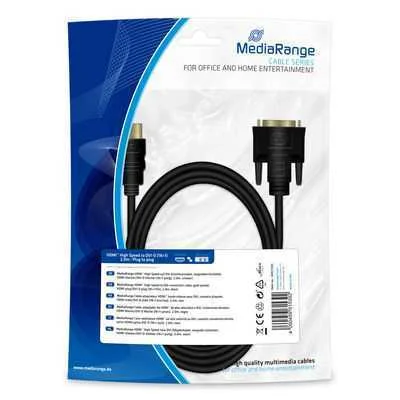 Mediarange Mrcs185 Cabo de Sinal 2 M Preto