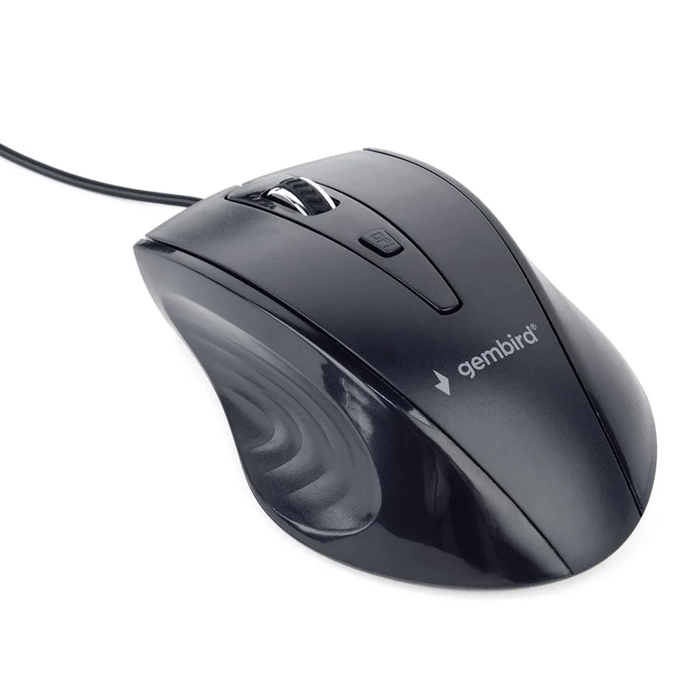 Rato C/ Fios Ótico 1200 Dpi Preto - Gembird
