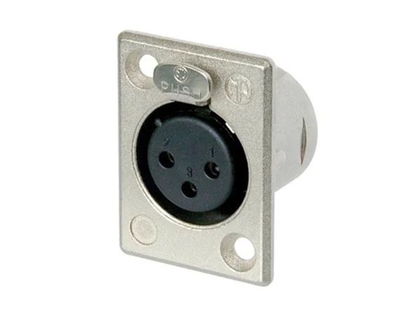 Neutrik - Conector Montagem Xlr  3-Cont. Fêmea