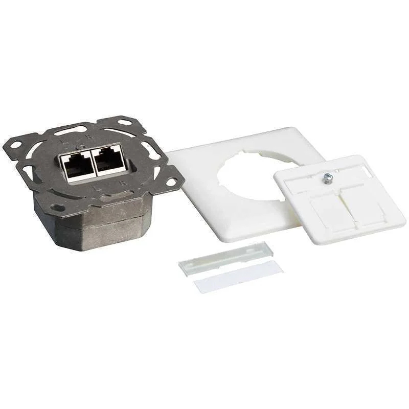 Logilink Np0123 Tomada Rj-45 Metálico, Branco