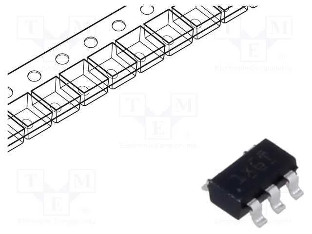 Ic: Amplificador Áudio, Rail-To-Rail, Ch: 1, Sot2.