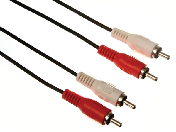 2 Ficha Rca Áudio - 2 Ficha Rca Áudio
