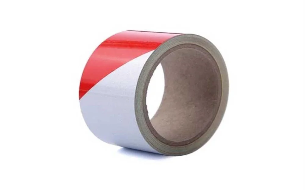 Fita Reflectora 5cm X 10m - Vermelho/Branco