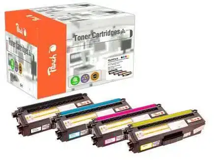 Peach 112076 Toner 4 Unidade(S) Preto, Ciano, Mag.