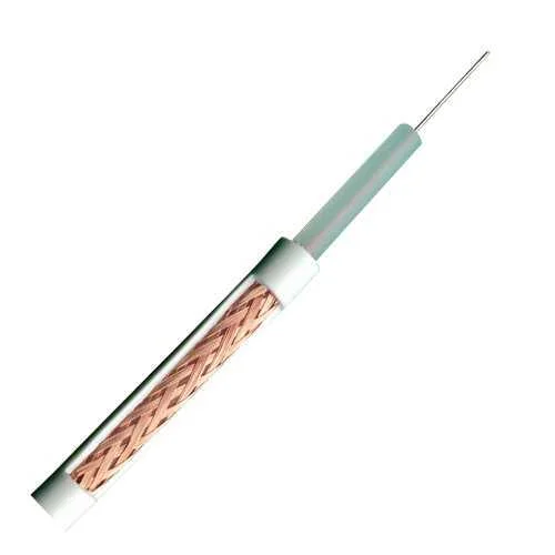 Bobine Cabo Coaxial Micro Rg59 Branco (100mts)