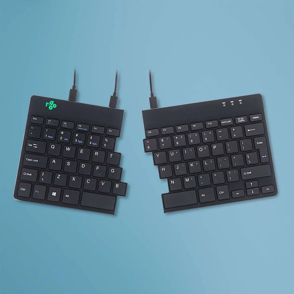 R-Go Tools Split Rgosp-Uswibl Teclado Usb Qwerty .