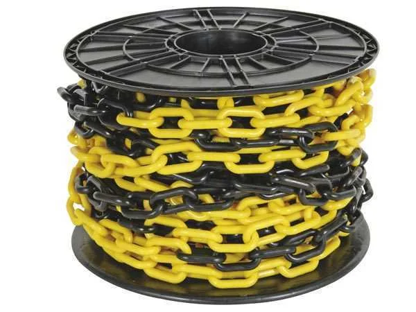 Corrente Amarela / Preta 8 Mm com Bobina - 25 M