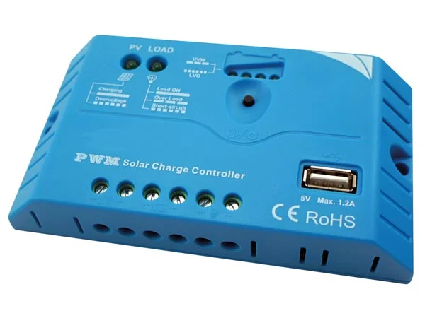 Controlador de Carga Solar Pwm com Saída Usb - 10.