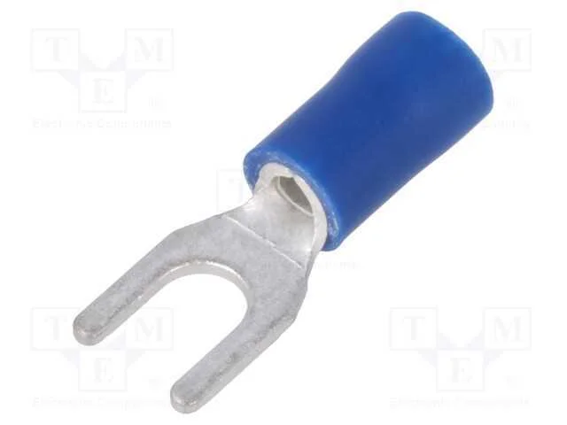 Terminal: Terminal Forquilha, M4, : 4,3mm, 1,5÷2,.
