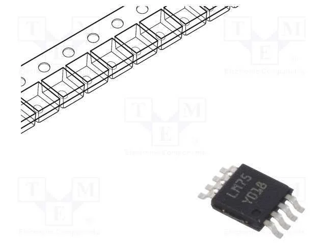 Ic: Sensor de Temperatura, -55÷125°c, Msop8, Smd,.