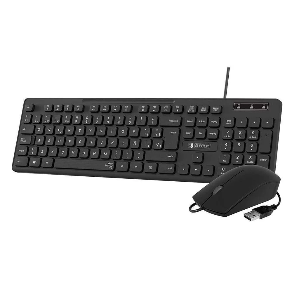 Subblim Subkbc-Cssk01 Teclado Rato Incluído Usb Q.