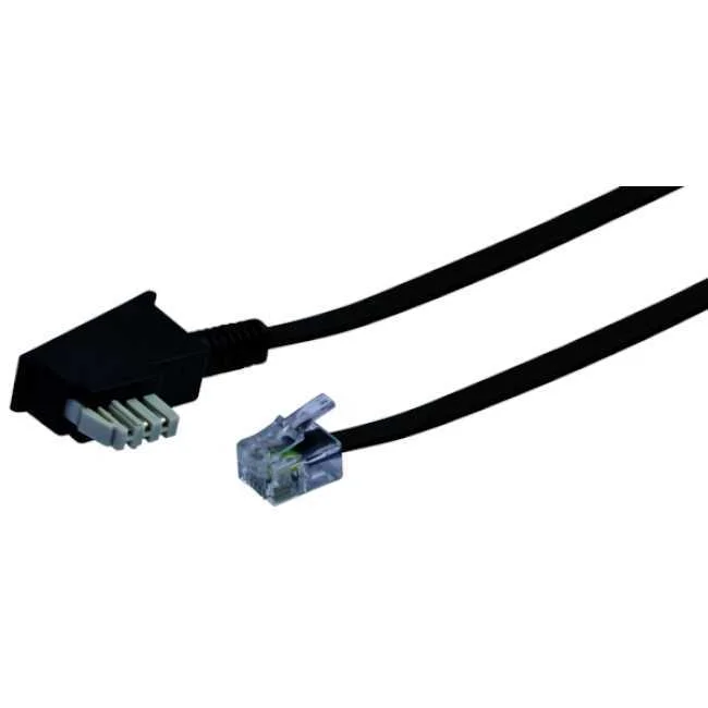 Schwaiger 6.0m Rj-11 - Tae-N 6 M Preto