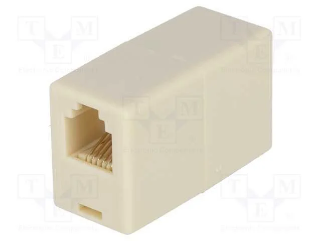 Conector, Sistema: 6p6c, Tomada Rj12,Em Ambos Os .