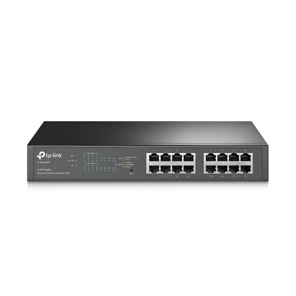 Switch Tp-Link Tl-Sg1016pe 16 Portas Gigabit Smar.