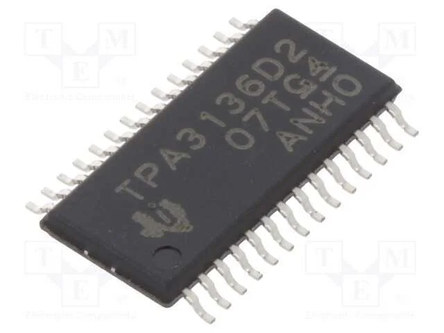 Ic: Amplificador Áudio, Psai: 20w, 4,5÷14,4vdc, C.