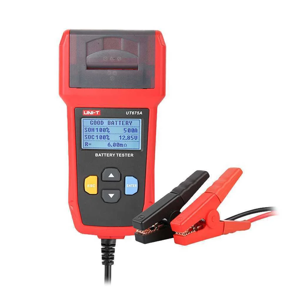 Tester de Baterías - Mide Capacidad, Voltaje, Res.