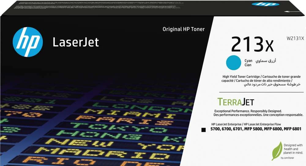 Hp Toner Laserjet Original 213x Ciano de Elevado .