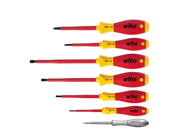 Conjunto de Chaves de Fenda Wiha Softfinish Electr