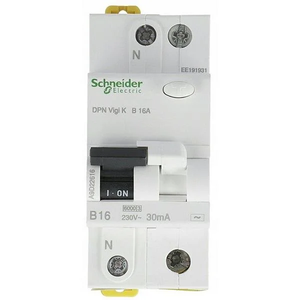 Disjuntor de Corrente Residual 2p 16a B 0.03a