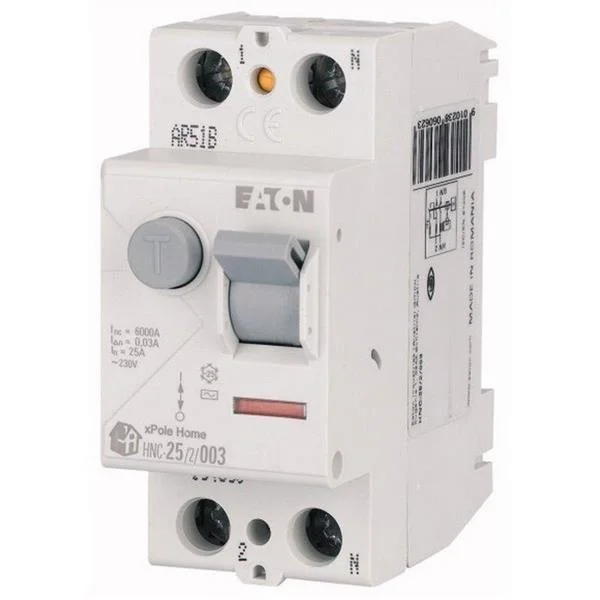 Disjuntor Diferencial Hnc-25/2/003 25a/ 30ma/Ac