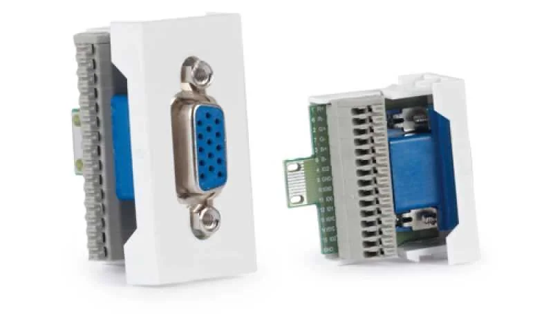 Conector Vga Hd15 F. P/ Painel Ligação 1/2