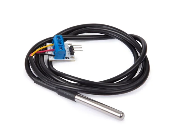 Sensor de Temperatura Ds18b2 e Adaptador Compatív.