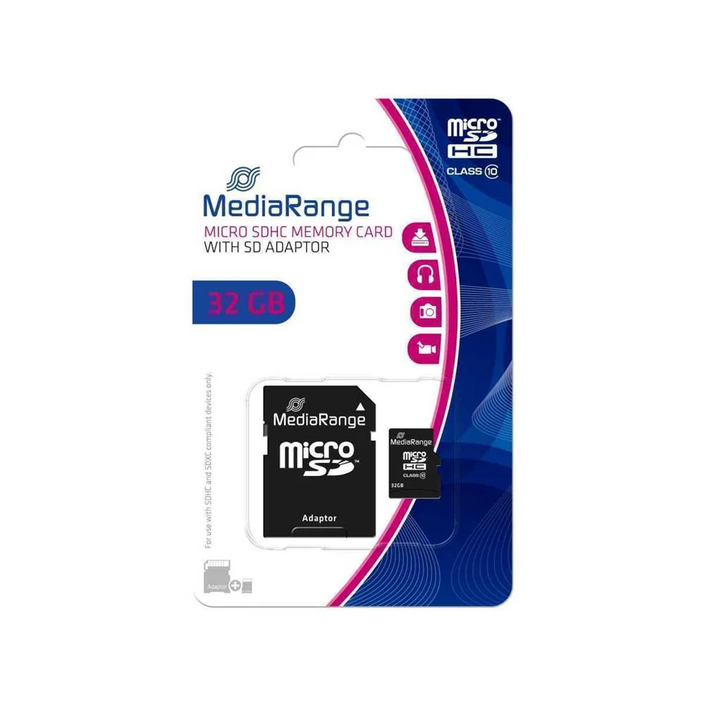 Mediarange 32gb Microsdhc Classe 10