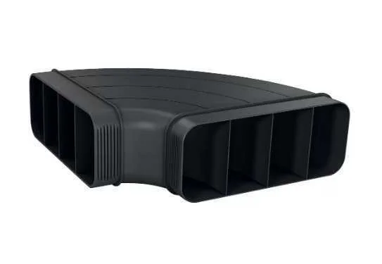 Conduta de Ar 90º para Exaustor Preto - Bosch