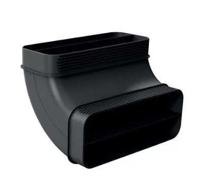 Conduta de Ar 90º para Exaustor Preto - Bosch