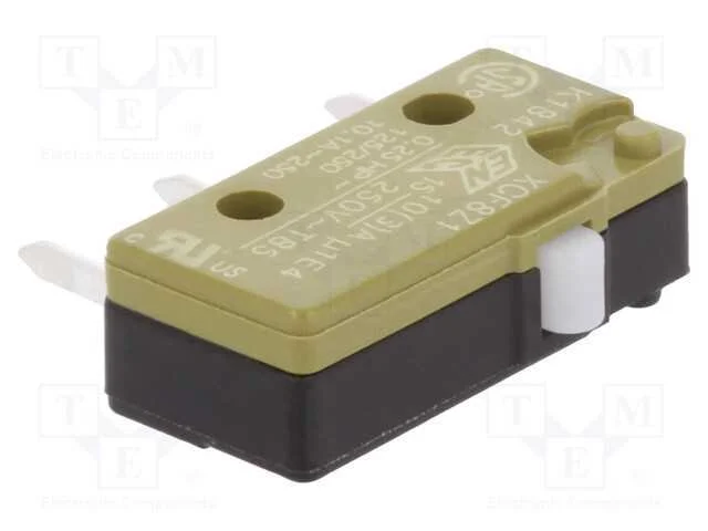 Microinterruptor Snap Action, Sem Alavanca, Spdt,.