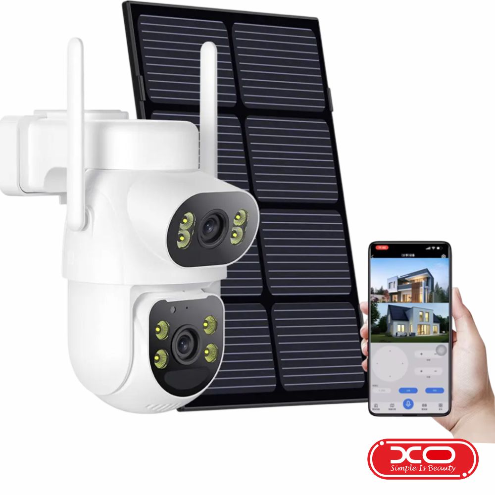Câmara Vigilância 4G Wifi C/ Painel Solar XO