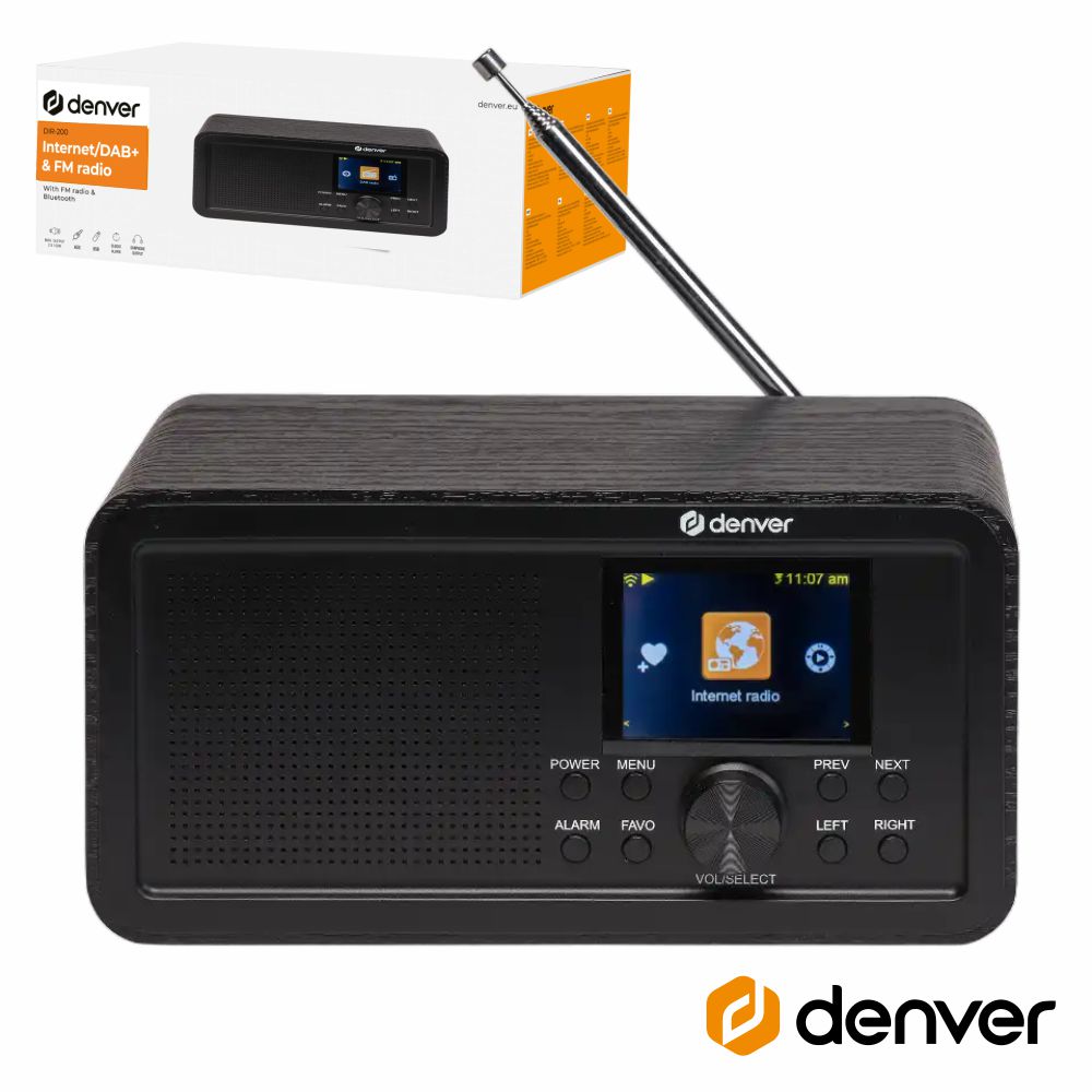 Rádio WiFi DAB/FM/AUX/BT 20W DENVER