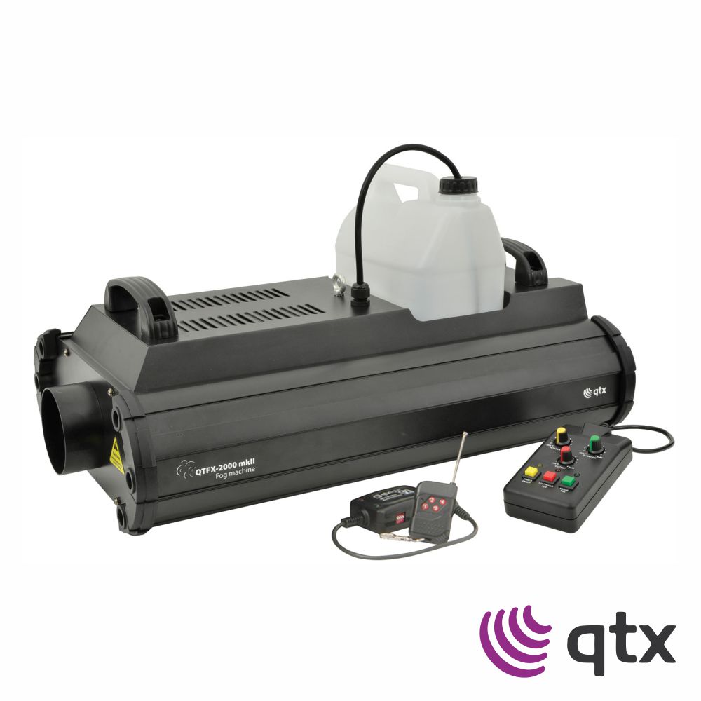 Máquina De Fumos 2000W DMX E Comando QTX