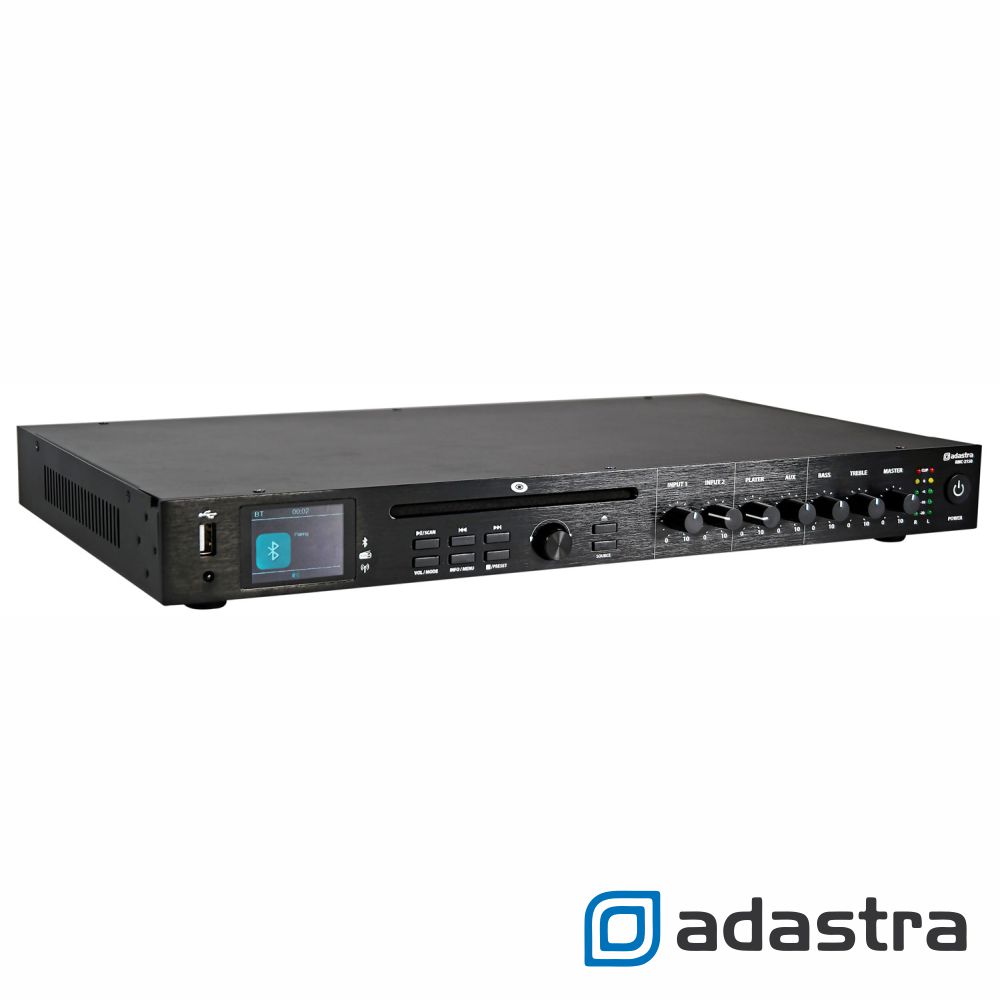 Amplificador Stereo 2x150W CD/DAB/FM/BT/USB ADASTRA