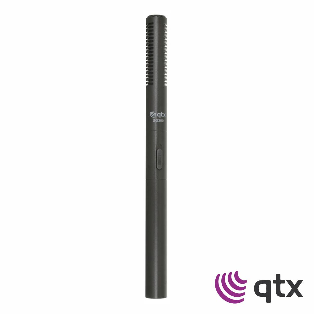 Microfone Shotgun C/ Cabo/Suporte 50Hz-18kHz QTX