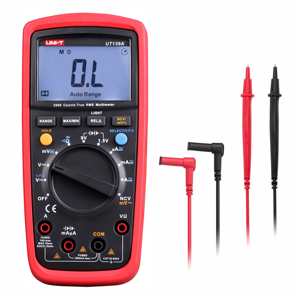 UT139A Multimetro digital escala auto. , true rms UNI-T