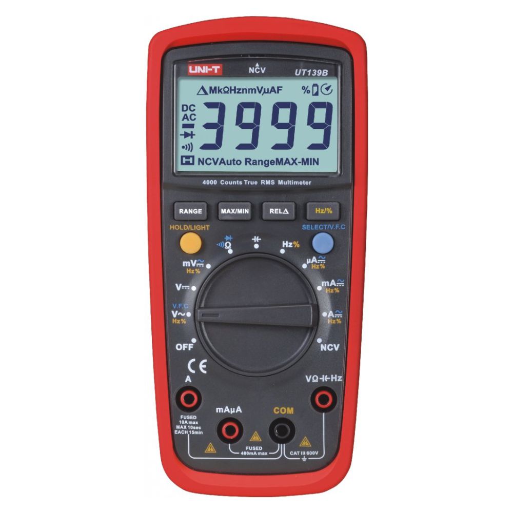 UT139B Multimetro digital escala auto. , true rms UNI-T