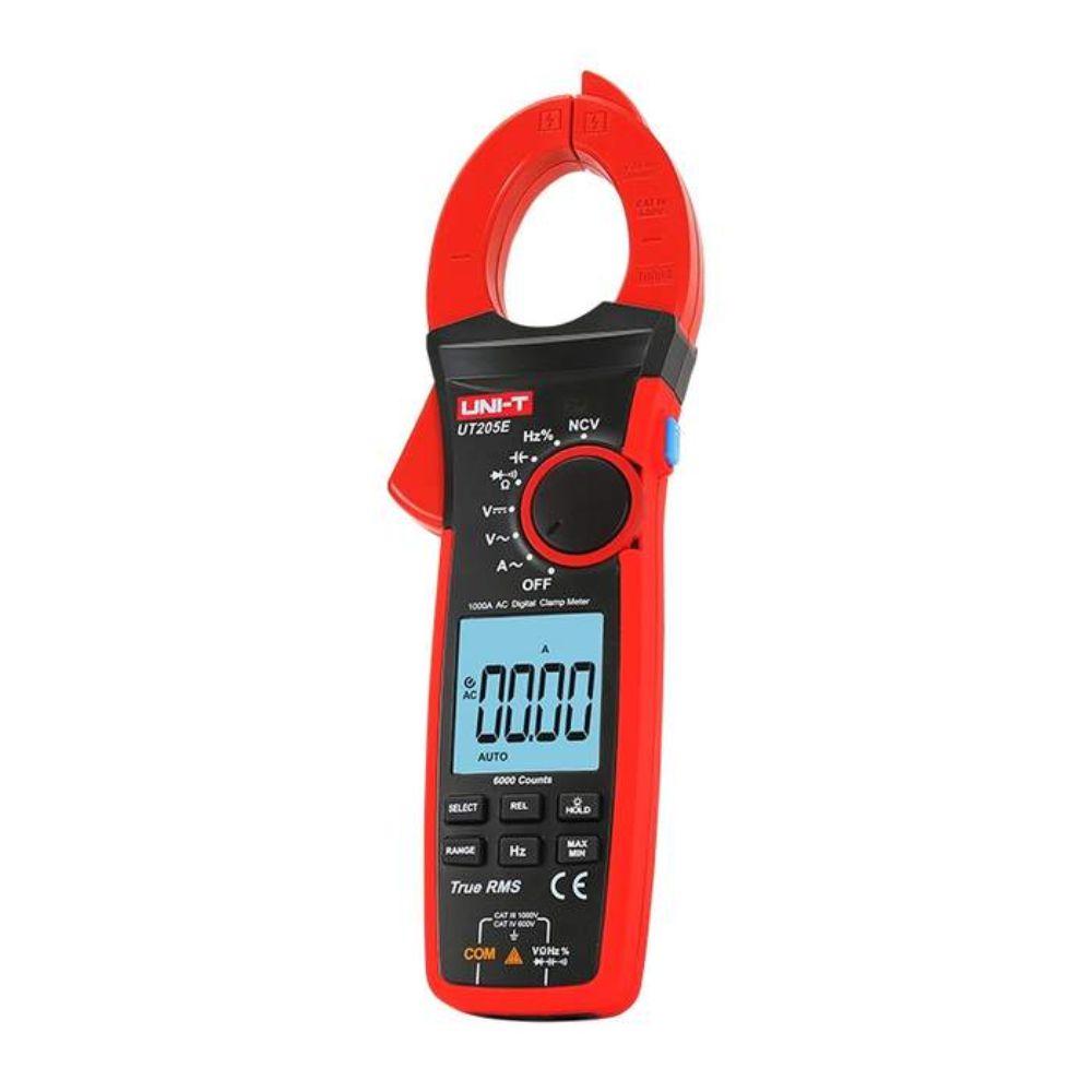 UT205E Pinça amperimetrica digital Ac/Dc 1000V 1000A
