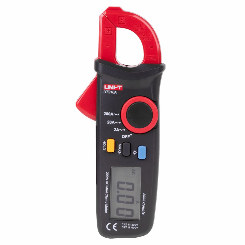 UT210A Pinça amperimetrica UNI-T AC 2a-20a-200a