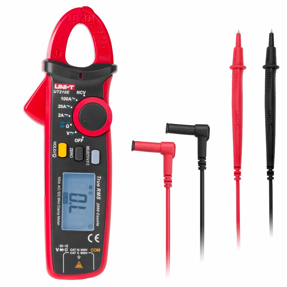 UT210E Pinça amperimetrica UNI-T AC/DC 100A