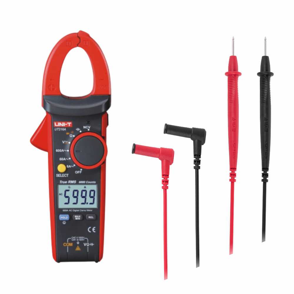 UT216A Pinça amperimetrica UNI-T AC 600A