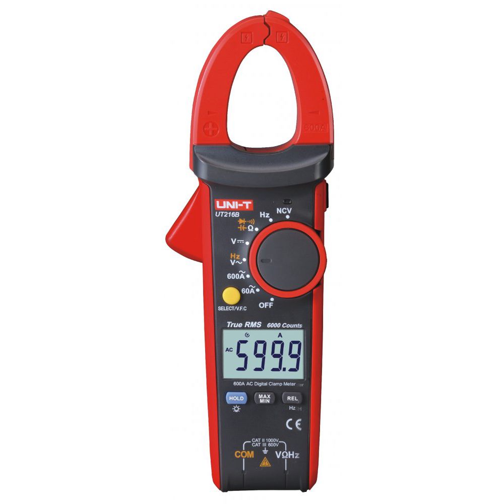 UT216B Pinça amperimetrica UNI-T AC 600A