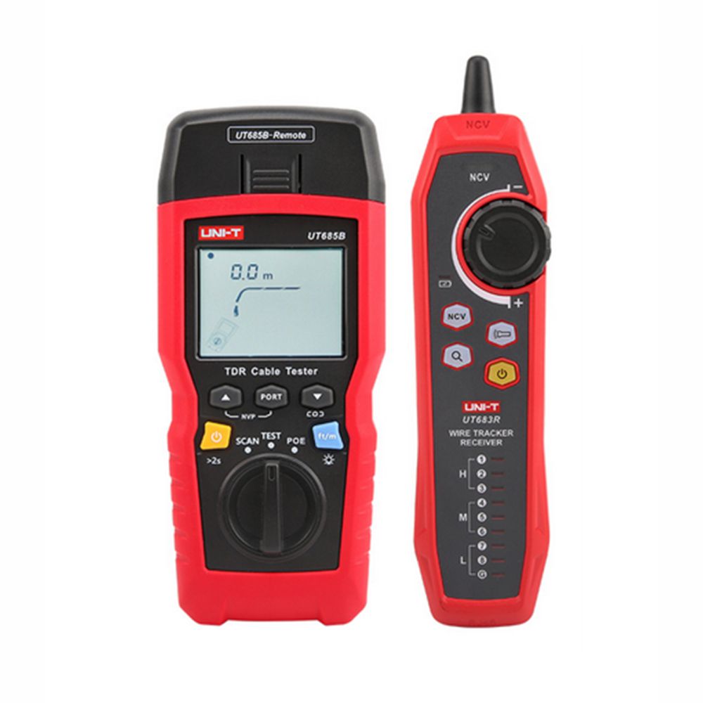 UT685BKIT Testador de cabos c/ TDR + localizador de cabos - Uni-T -