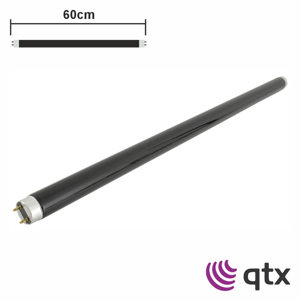 Lâmpada Tubular T8 18W 60cm 230V Fluorescente UV QTX